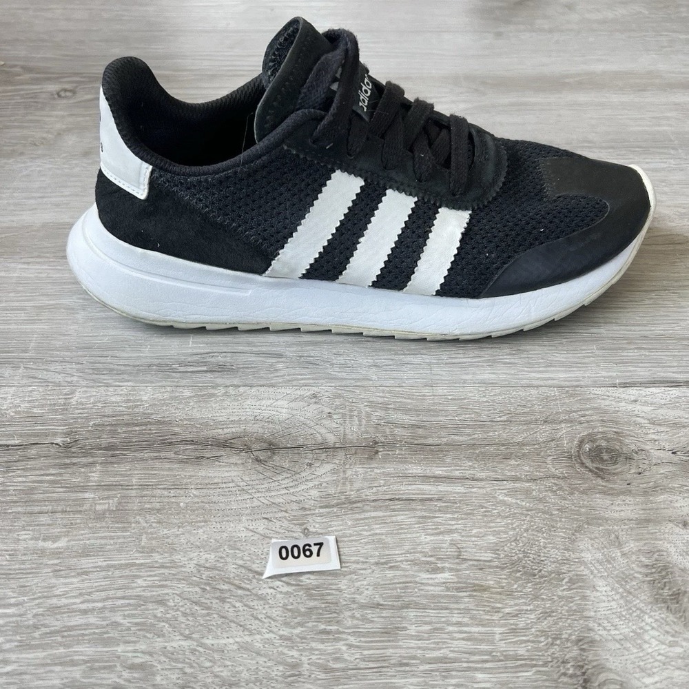Adidas FlashRunner FLB Women’s Size 7 Black White Running Shoes BB5323